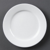 Olympia Whiteware Wide Rimmed Plates 165mm (Pack Of 12)